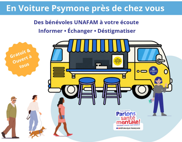 En voiture "PSYMONE" 