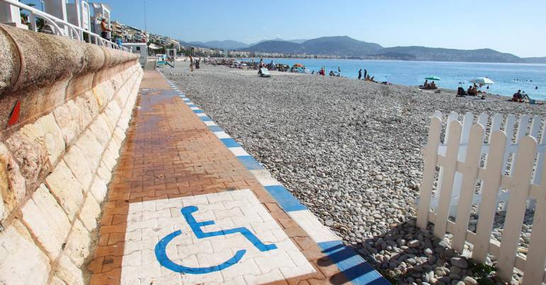 Handiplage : 2 plages dédiées à Nice